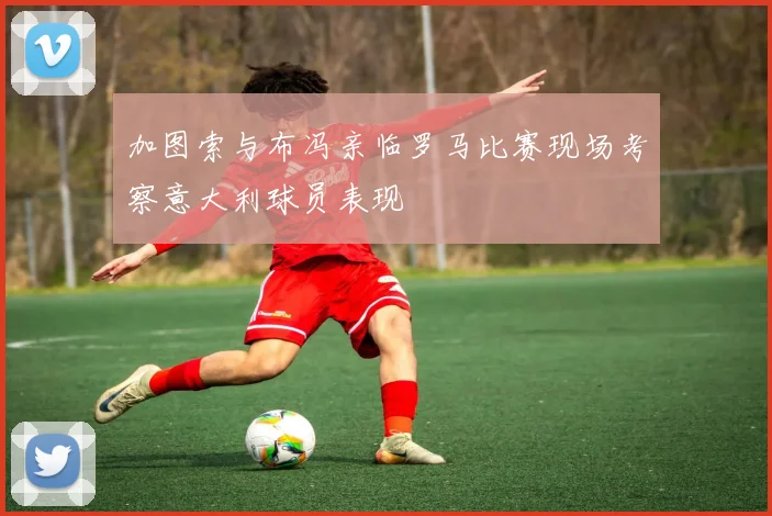 加图索与布冯亲临罗马比赛现场考察意大利球员表现